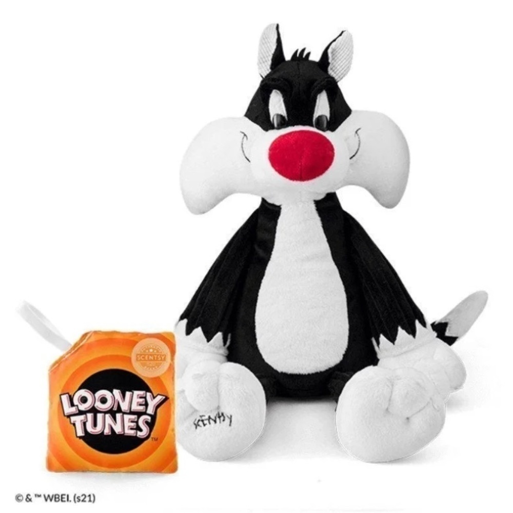 SCENTSY Buddy Looney Tunes Sylvester Cat Scented Plush With Scent Pak NEW IN BOX